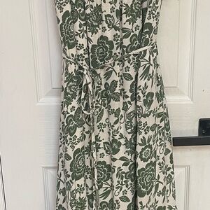 Indigo Soul Green Floral Maxi Dress